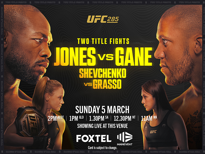 UFC 285 Burleigh Sports